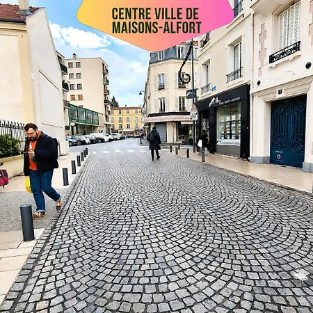 Apartament Pro & Amis, Paris Gare De Lyon A 6 Min - Emplacement Imbattable - Wiffi Rapide - Grand Espace Convivial - Cuisine Equipee Maisons-Alfort